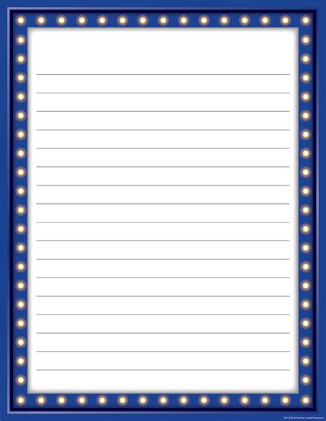 Marquee Lined Chart Teacher Created Resources Classroom Charts Chart