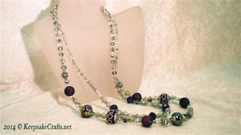 Bead Stringing Beaded Necklace Video Tutorial