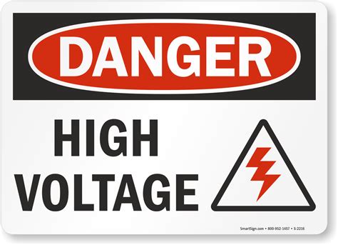 High Voltage Signs Fast Free Shipping From Mysafetysign