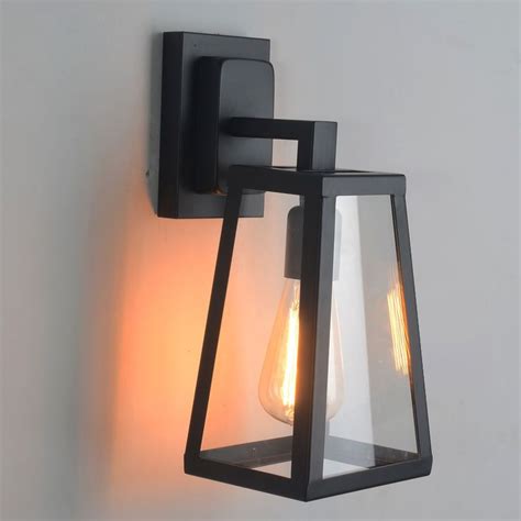 Buy black sconce at best price in aliexpress. Antique Matte Black Lantern Indoor/Outdoor Wall Sconce ...