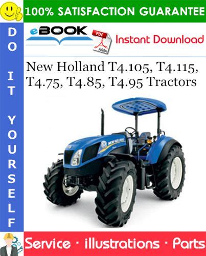 New Holland T4105 T4115 T475 T485 T495 Tractors Parts Catalog