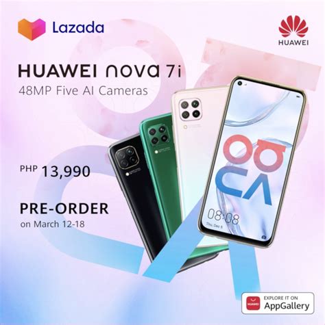 Huawei Announces Pricing And Pre Order Details For The Nova 7i In The