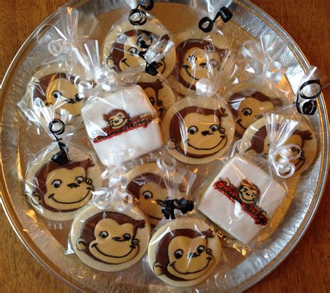 Curious George Cookie Tray Marshmallow Cake Cookie Tray Cake Pops