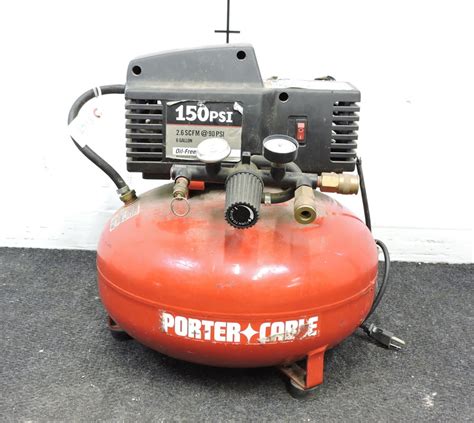Police Auctions Canada Porter Cable C2006 6 Gal Electric Pancake Air