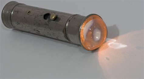The First Flashlight Ever Made