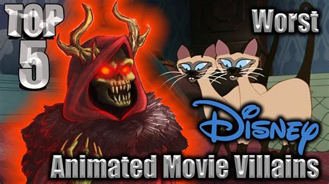 Top 5 Worst Disney Animated Movie Villains Khao Ban Muang