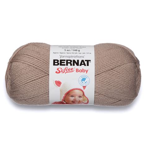 Bernat Light Acrylic Beige Yarn 362 Yd