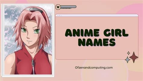 3400 Cute Anime Girl Names With Meaning 2023 Cool Ideas