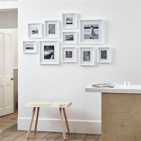 picture gallery large wall photo frame set photo frames the white company frames on wall