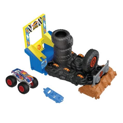 Mattel Hot Wheel Monster Truck Smash Race Challenge Playset 1 Ct