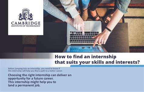 How To Find An Internship That Suits Your Skills And Interests Cit