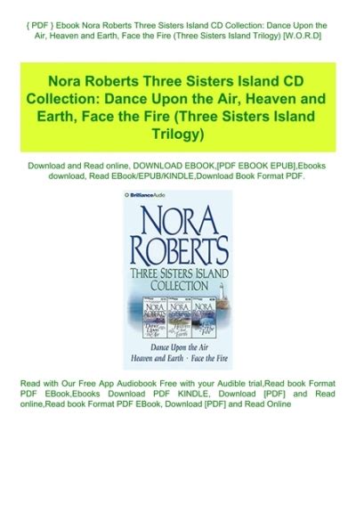Pdf Ebook Nora Roberts Three Sisters Island Cd Collection Dance