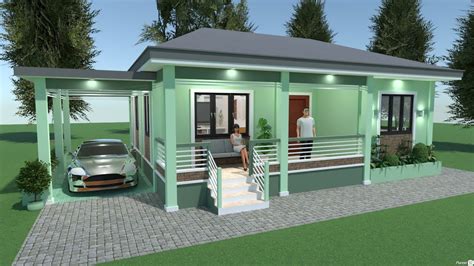 Elevated Bungalow House Design 95sqm Youtube
