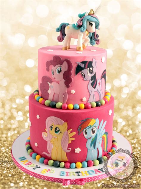 She is awesome at it and she likes to learn brand new recipes with great ingredients, which she can easily decorate. My Little Pony Cake | Little pony cake, My little pony ...