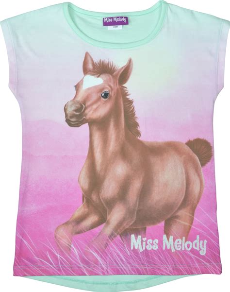 Miss Melody T Shirt Kurzarm Fohlen Fair Aqua Kaufen Papiton De