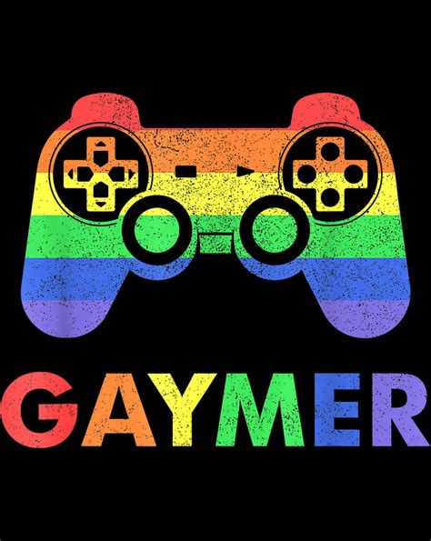 Gaymer Gay Pride Rainbow Gamer Gaming Lgbtq Png Digital Art By Minh