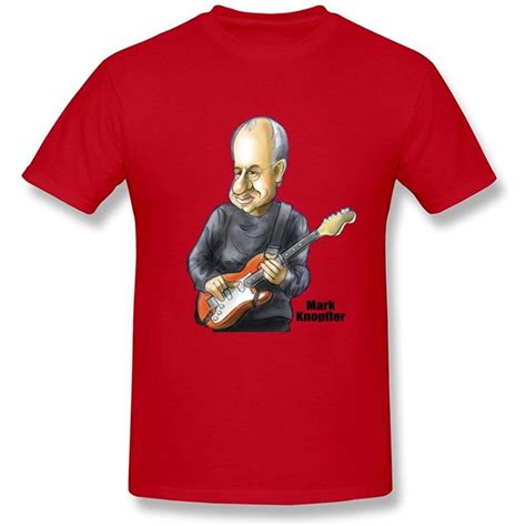 Cxone Mark Knopfler Dire Straits T Shirt For Mens Red Xs Men03811