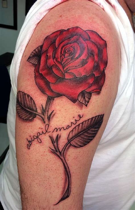 Top 55 best rose tattoos for men | improb. Tattoos Design Ideas: 32 Best and Attractive Rose Flower ...