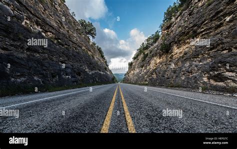 Long Straight Road Stock Photo Alamy