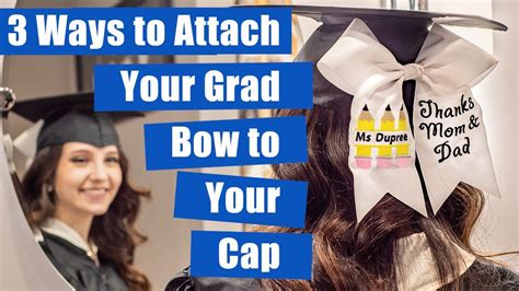 3 Quick And Easy Ways To Attach Your Graduation Cap Bow To Your Grad Cap