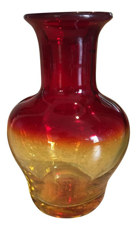 Vases Vase Blenko Glass Colored Vases