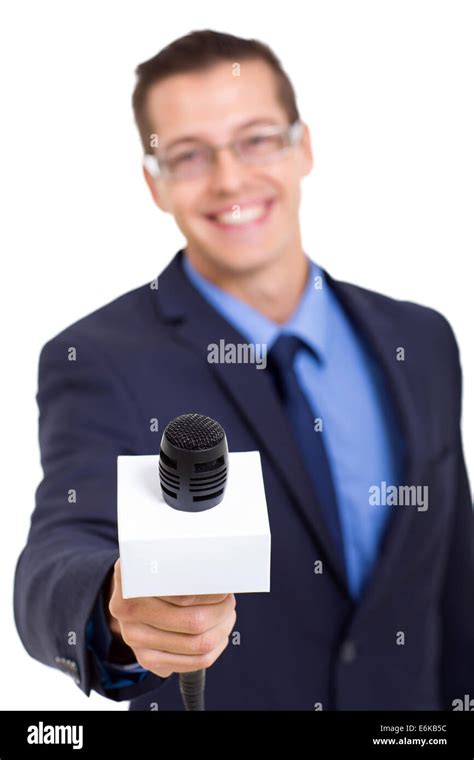 Tv News Reporter Interviewing Hi Res Stock Photography And Images Alamy