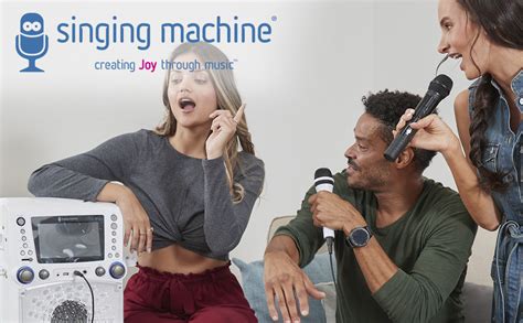 Singing Machine Stvg785btw Bluetooth Karaoke Machine With