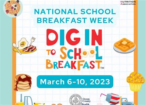 Dig In Learn More About National School Breakfast Week March 6 10