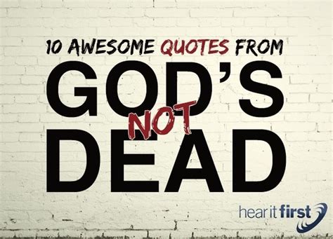 10 Awesome Quotes From Gods Not Dead