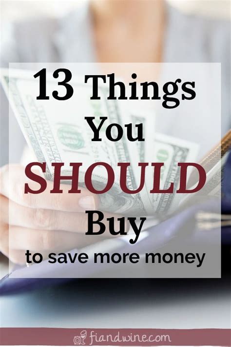 13 Things You Should Buy When You Want To Save More Money Investing