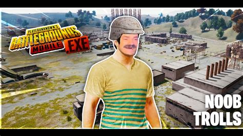 10 Minutes Of Trolling Cute Noobs In Military Base Pubg Mobile