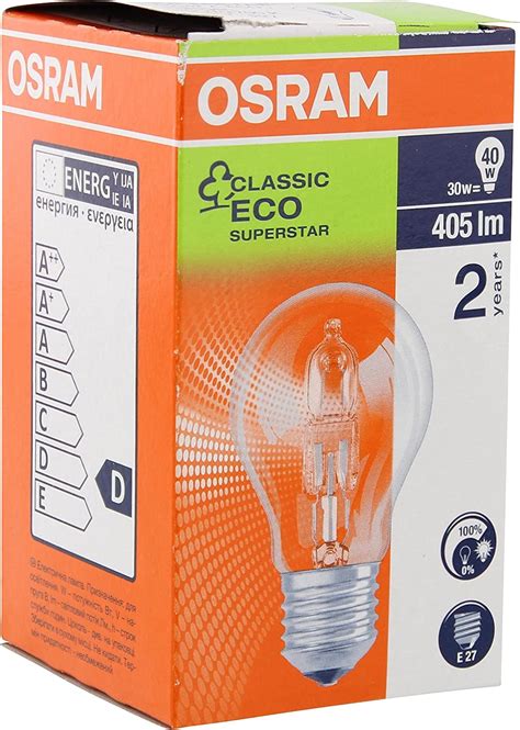 Osram Eco Classic Superstar B Halogen Light Bulb Bigamart