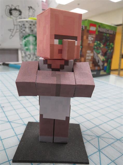 Minecraft Papercraft Villager By Hernandroid On Deviantart