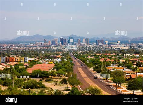Phoenix Arizona Skyline Stock Photo Alamy