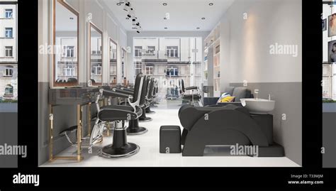 3d Render Man Barber Shop Stock Photo Alamy