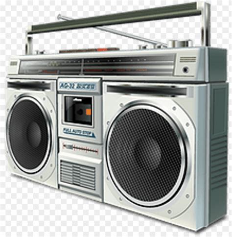 Download Boombox Clipart Transparent Background Ghetto Blaster Transparent Png Free PNG