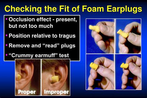 Ppt Fitting E A R Tm Foam Earplugs Powerpoint Presentation Free