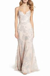 Hayley Occasions Metallic Tulle Gown Nordstrom