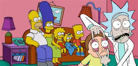 The Simpsons Season Finale Couch Gag Features Rick And Morty