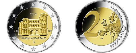 Deutschland 2 Euro 5x 2017 Adfgj Porta Nigra Trier In Rheinland