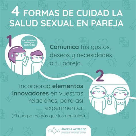 4 formas de cuidar la salud sexual en pareja Ángela aznárez sexología y psicología