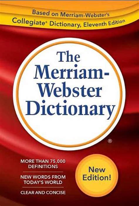 Merriam Webster Dictionary By Merriam Webster Free Shipping 9780877796688 Ebay