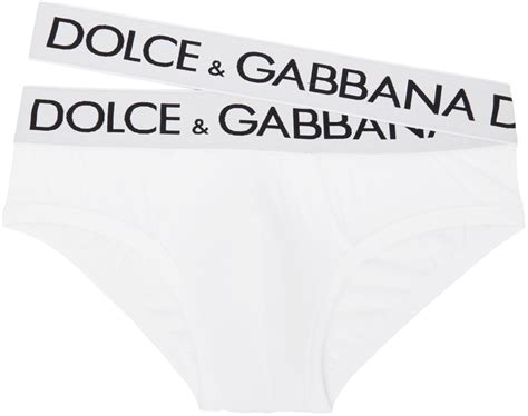 Dolce And Gabbana White Brando Briefs Ssense Uk
