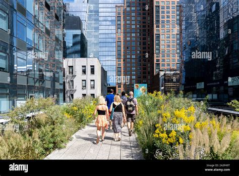 High Line Park In New York City Stock Photo Alamy