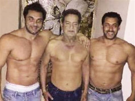 Salman Khan Pays Shirtless Tribute On Fathers Day Videoplayernews