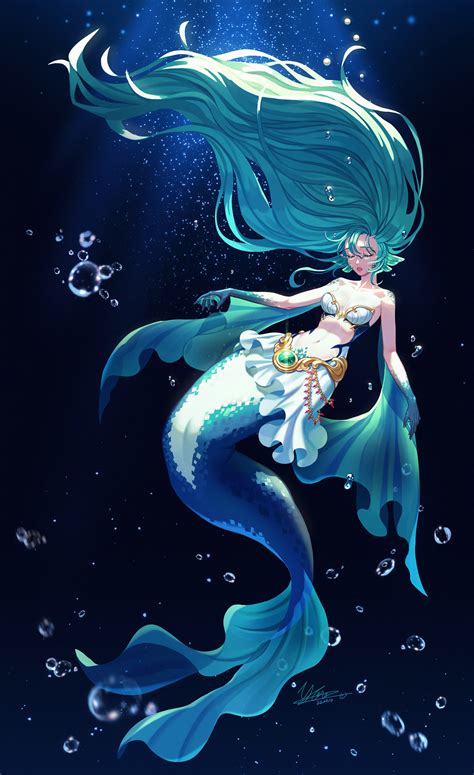 Artstation 인어 Mermaid