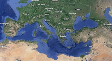 Mar Mediterraneo (https://earth.google.com/web). | Download Scientific ...