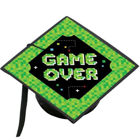 Big Dot Of Happiness Game Over Video Game Graduation Cap Decorations