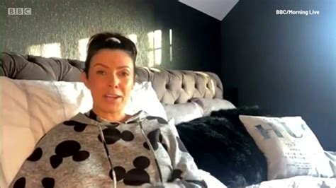 Video Kym Marsh Gives Update From Her Bed After Hernia Surgery Youtube