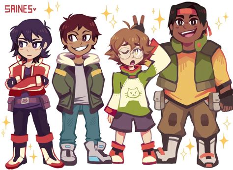 Keith Lance Pidge And Hunk Voltron Fanart Voltron Legendary